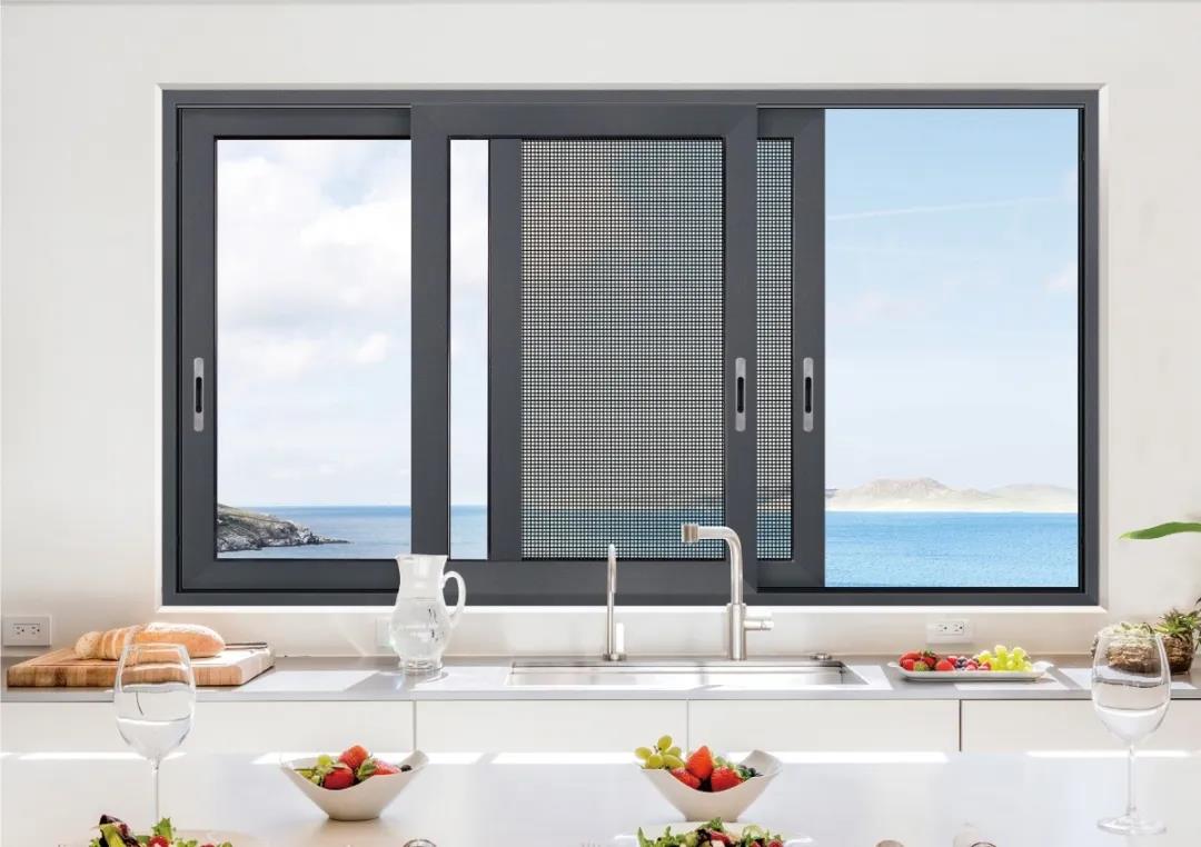 125窗纱一体推拉窗